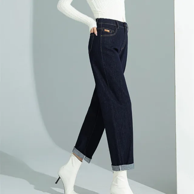 Women's Fashion Casual Loose High Waist Skinny Pants Blue - Shop at LoveMi