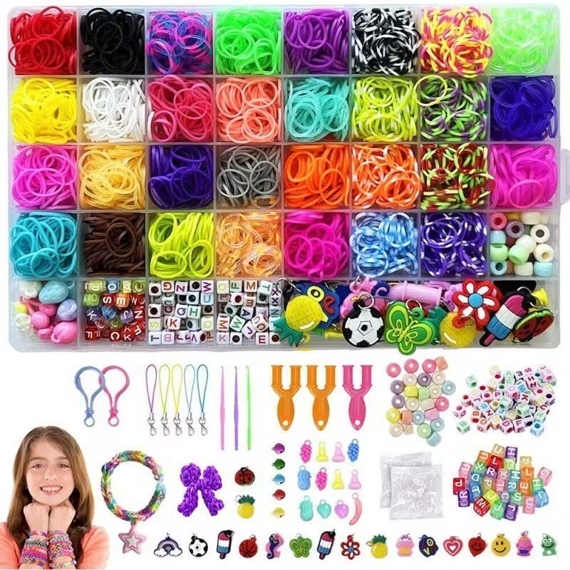 10000 Loom Bands - Kit Includes Colourful Premium Rubber Craft — image 2