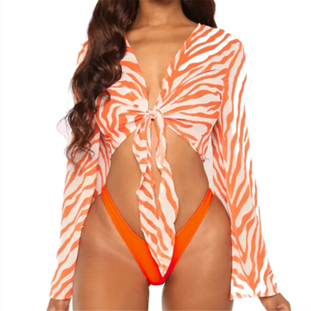 Bikini Women's Foreign Trade Swimwear - Orange