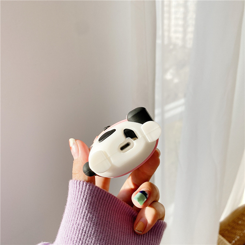Suitable For Bear Cow Bluetooth Wireless Earphone Sleeve 2 3 Generation Cute Silicone Anti Fall Shell - Image 2