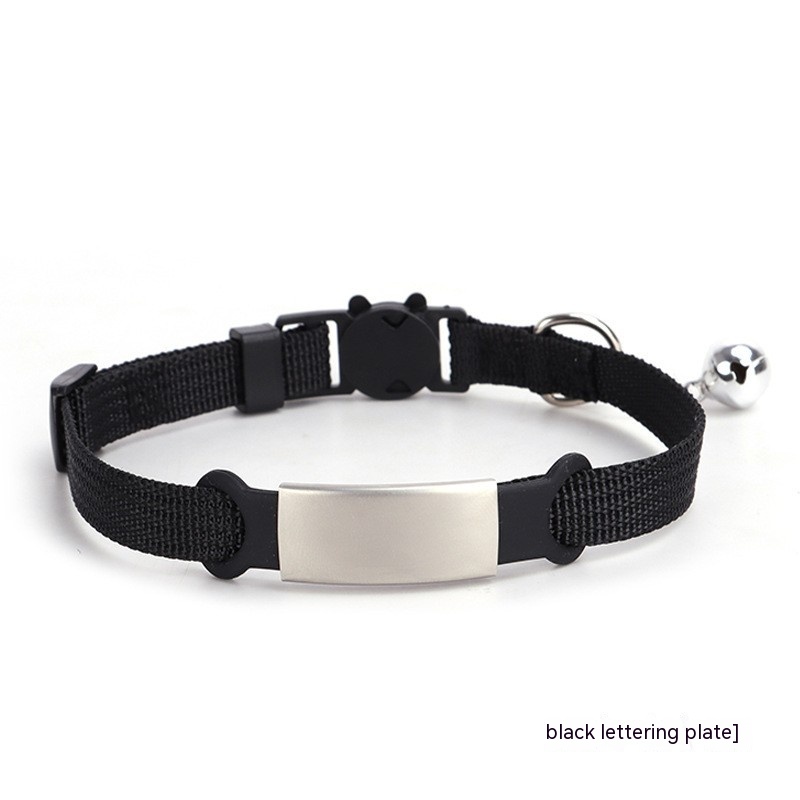 8 color Cat Collar With Detachable Buckle Black - Shop at LoveMi
