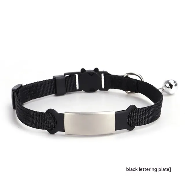 8 color Cat Collar With Detachable Buckle Black - Shop at LoveMi