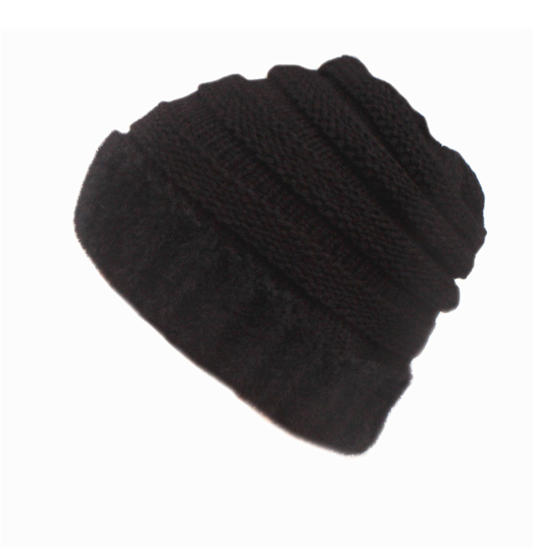 Title 1, New ponytail knitted hat