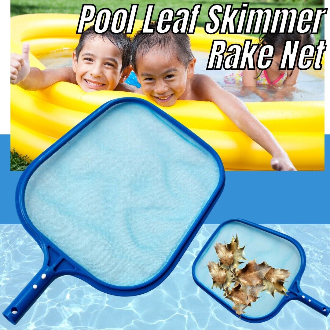 Leaf skimmer rake net pool spa cleaner ideal for removing leaves and debris in in-ground pool spa and inflatable above ground pools by KTATMARKETING. Product description: scoops out leaves, debris, pollen from pool, spa, fountain, pond, hot tub. Convenien