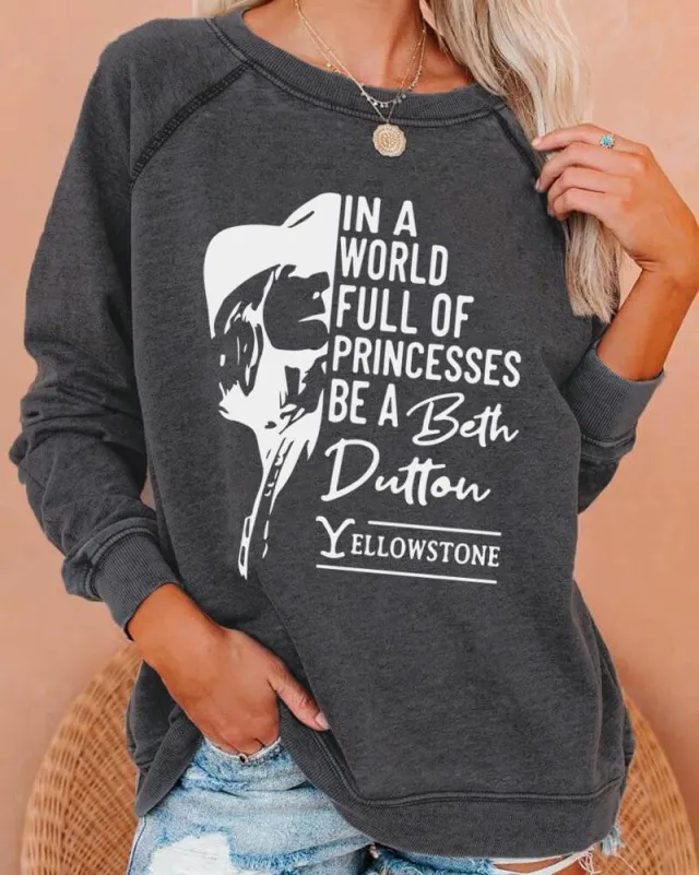 Women's Long Sleeve Printed Raglan Round Neck Sweater 8 Style 2Xl - Shop at LoveMi