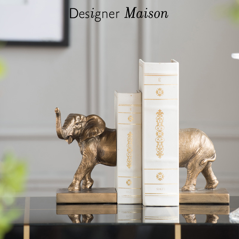 Resin craftsmanship of decorative books by bookends