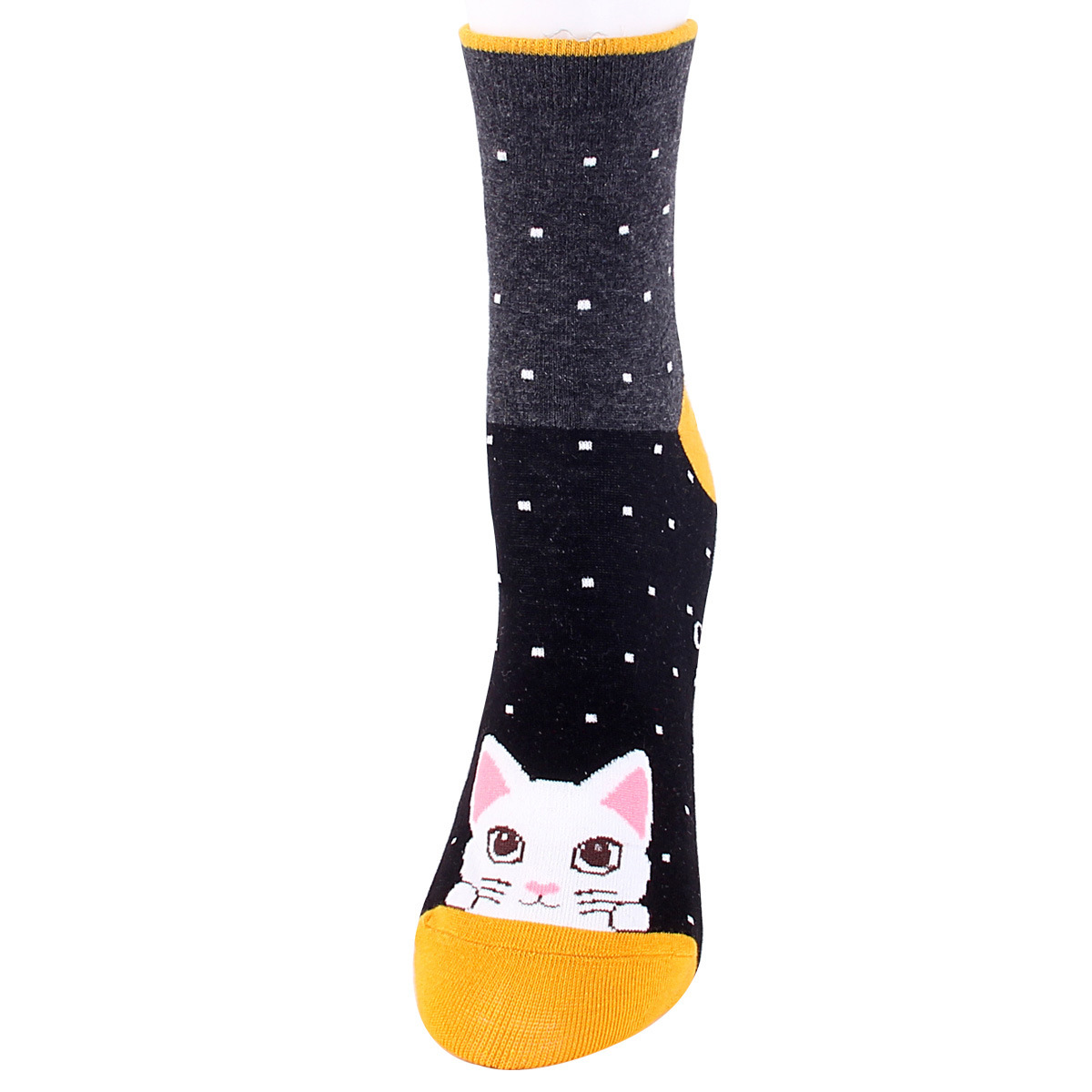 Title 1, Wild Sweat-absorbent Cute Cartoon Puppy Socks