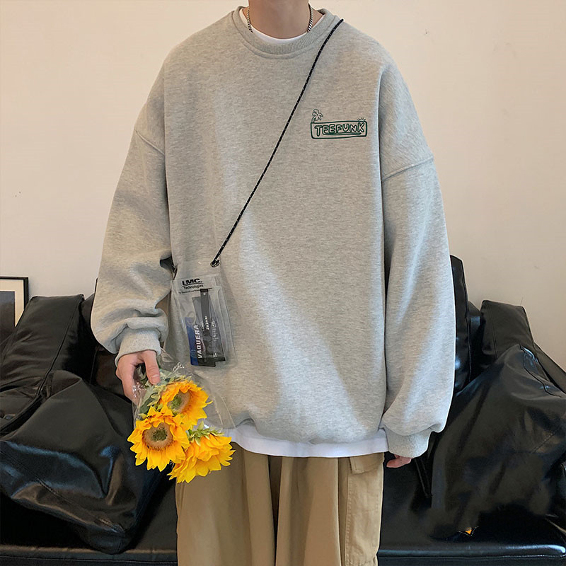 Hooded Sweater Loose And Lazy Wind Plus Velvet