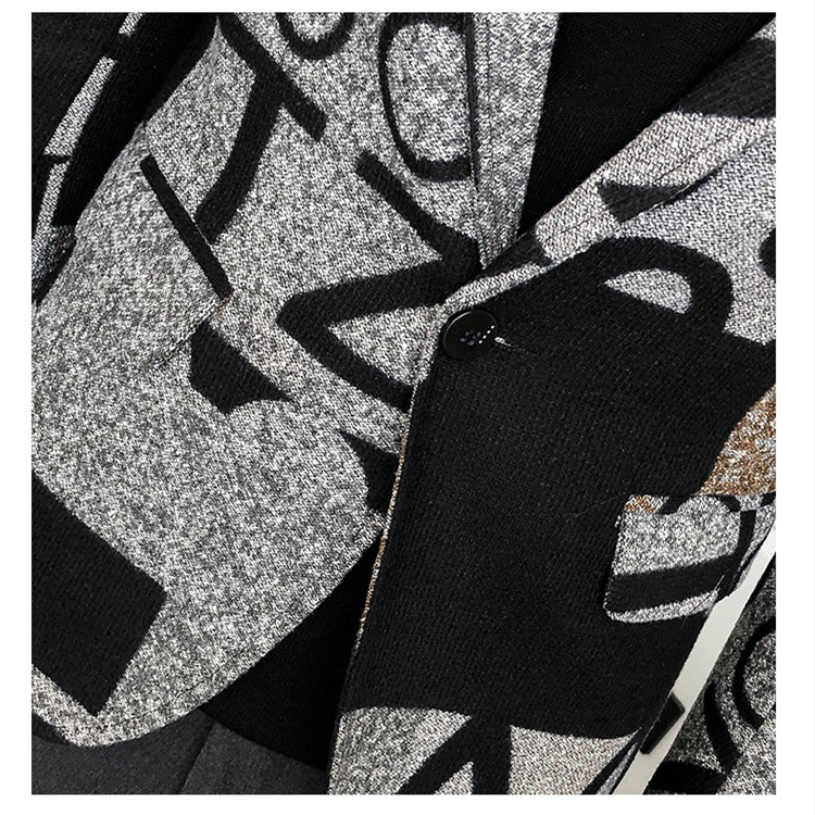 Fashion Trend Youth Long Suit Casual Jacket