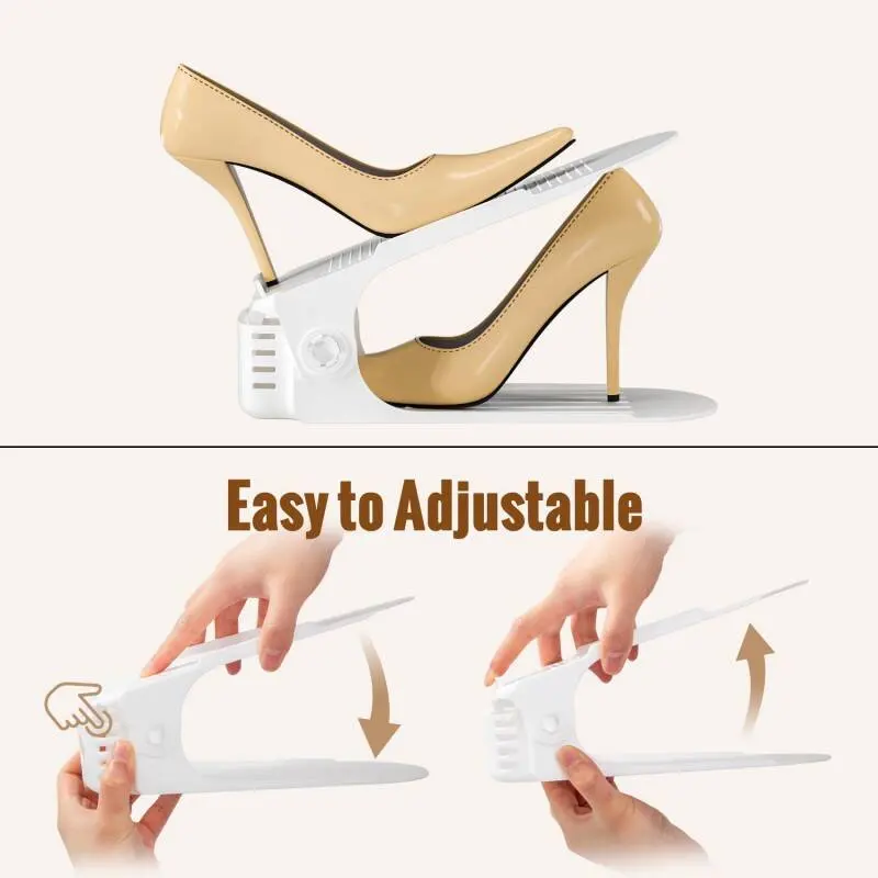 12 Pack Adjustable Shoe Stacker