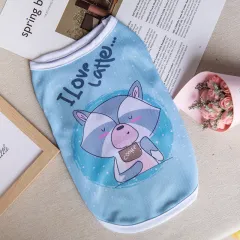 Small Dog Clothes Summer Thin Breathable Bichon Teddy Small Dog Summer Vest Rabbit Cat - L - View 1
