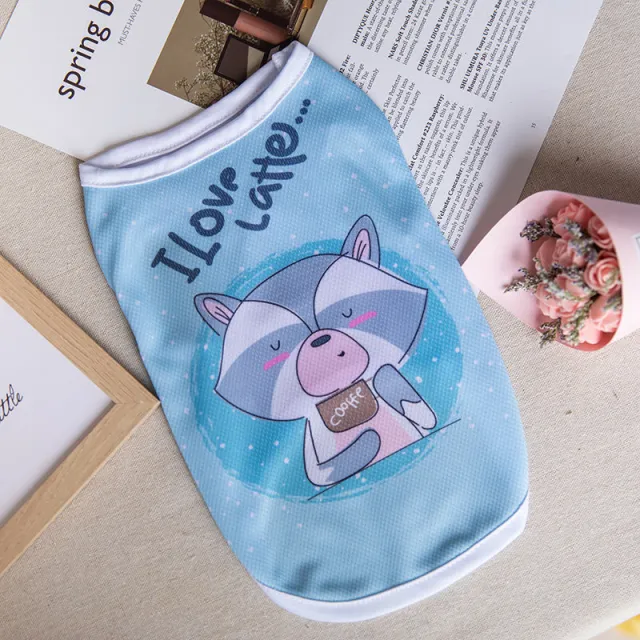 Small Dog Clothes Summer Thin Breathable Bichon Teddy Small Dog Summer Vest Rabbit Cat L - Shop at LoveMi