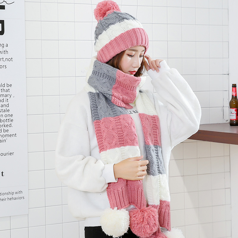 Twopiece pink towel set