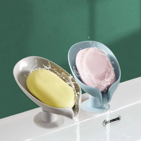 Soap Dish Shelf Drain Free Perforation Vertical Rack