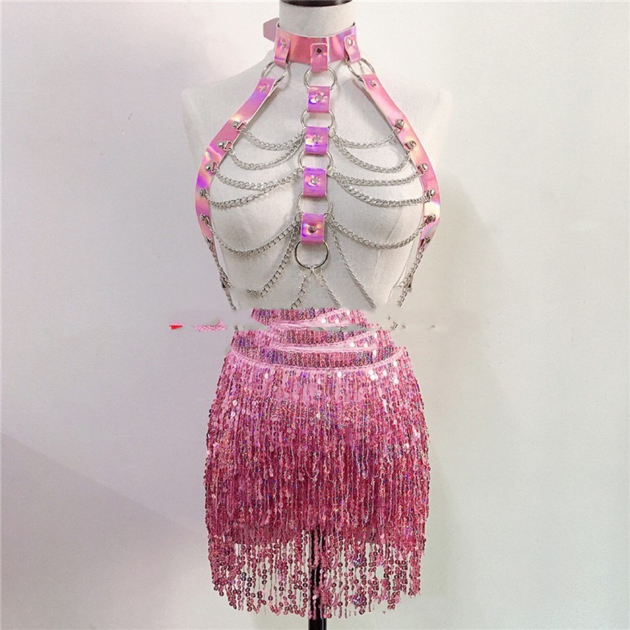 Night Club Stage Dress Woman Pink - Shop at LoveMi