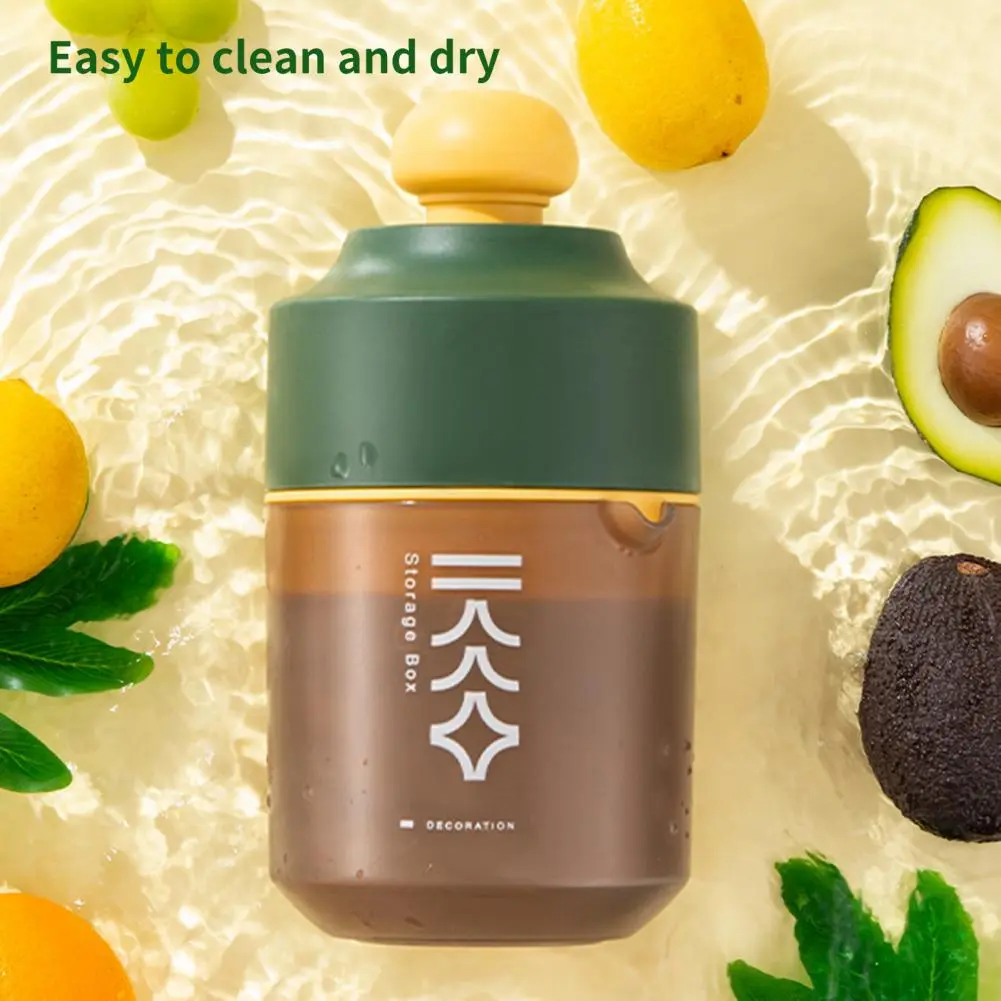 Mini Portable Manual Juicer Citrus Juicer Manual Lemon Squeezer Lime Orange Juicer Homemade DIY Fruit Orange Separating Juicer Fruit Separator Not Splash Semi-Transparent Non-electric Lemon Squeezer – image 2