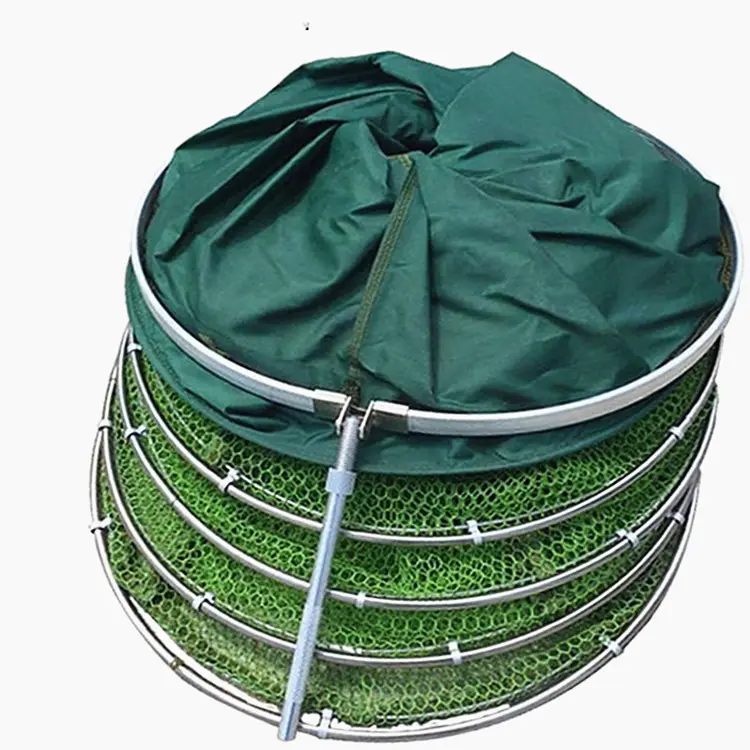 Steel Ring Fishing Glued and Thickened Quick-drying Anti-hanging Net