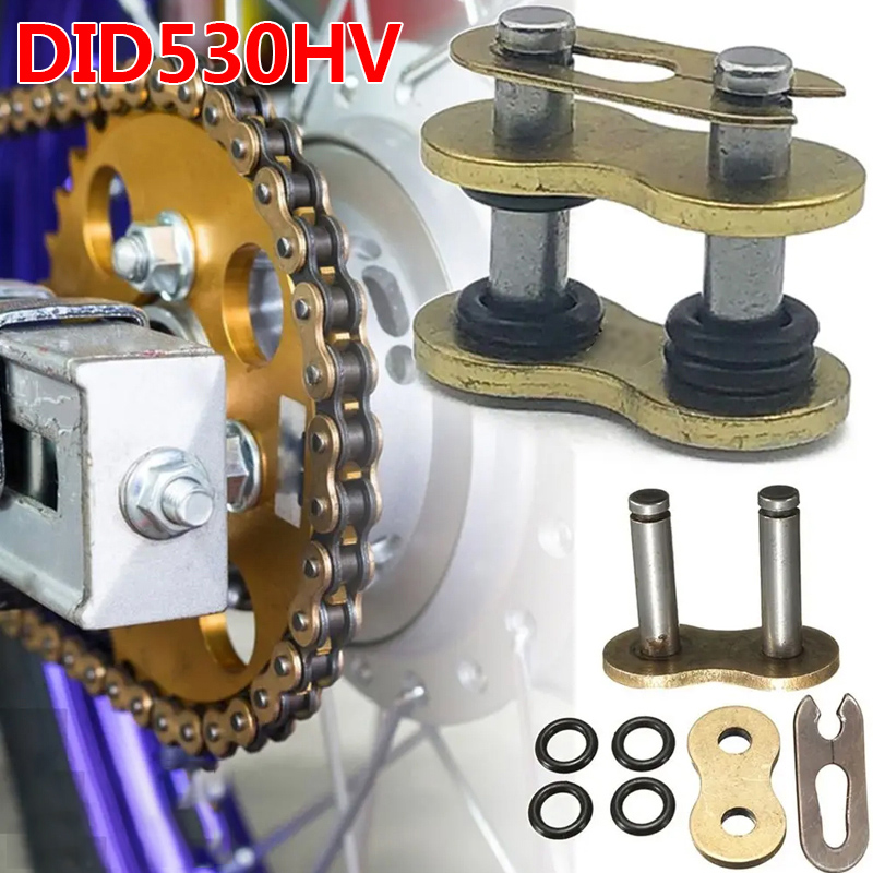 Rear Chain Link, Split Connecting Joining, 530 TVH Heavy Duty 'O' Ring GOLD UK