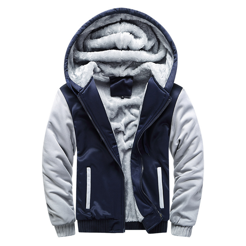 Korean Version Of Sports Plus Velvet Thick Men's Jacket