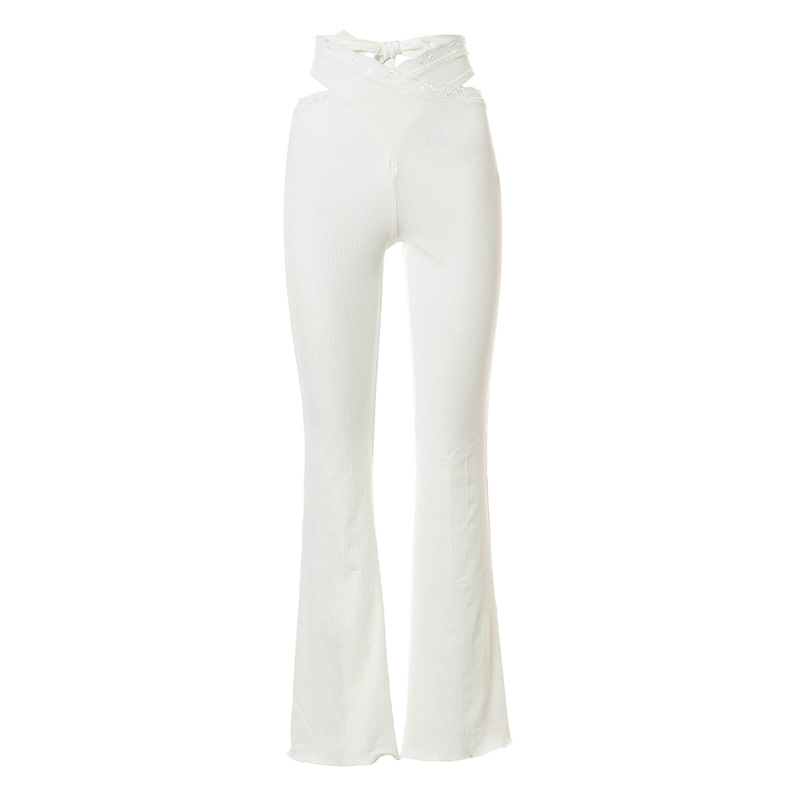 Title 5, Low Waist Pure Lace Strap Buttock Bell Bottoms ...