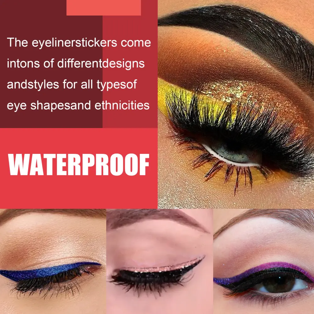 Glitter Eyeliner Stick Eye Makeup Plus False Eyelash