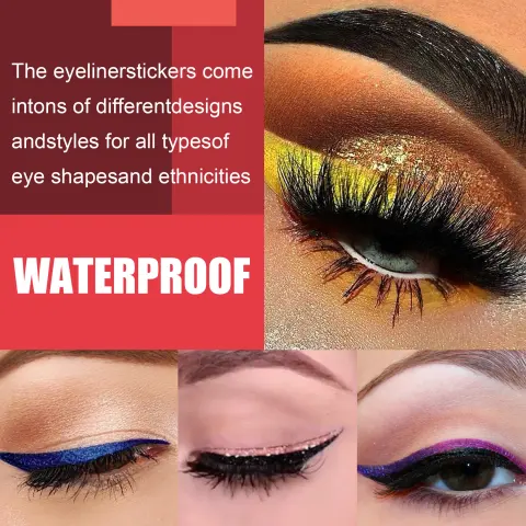 Glitter Eyeliner Stick Eye Makeup Plus False Eyelash