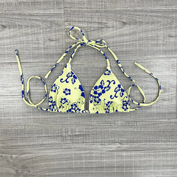 Sexy Print Bikini Women's Fission Swimsuit