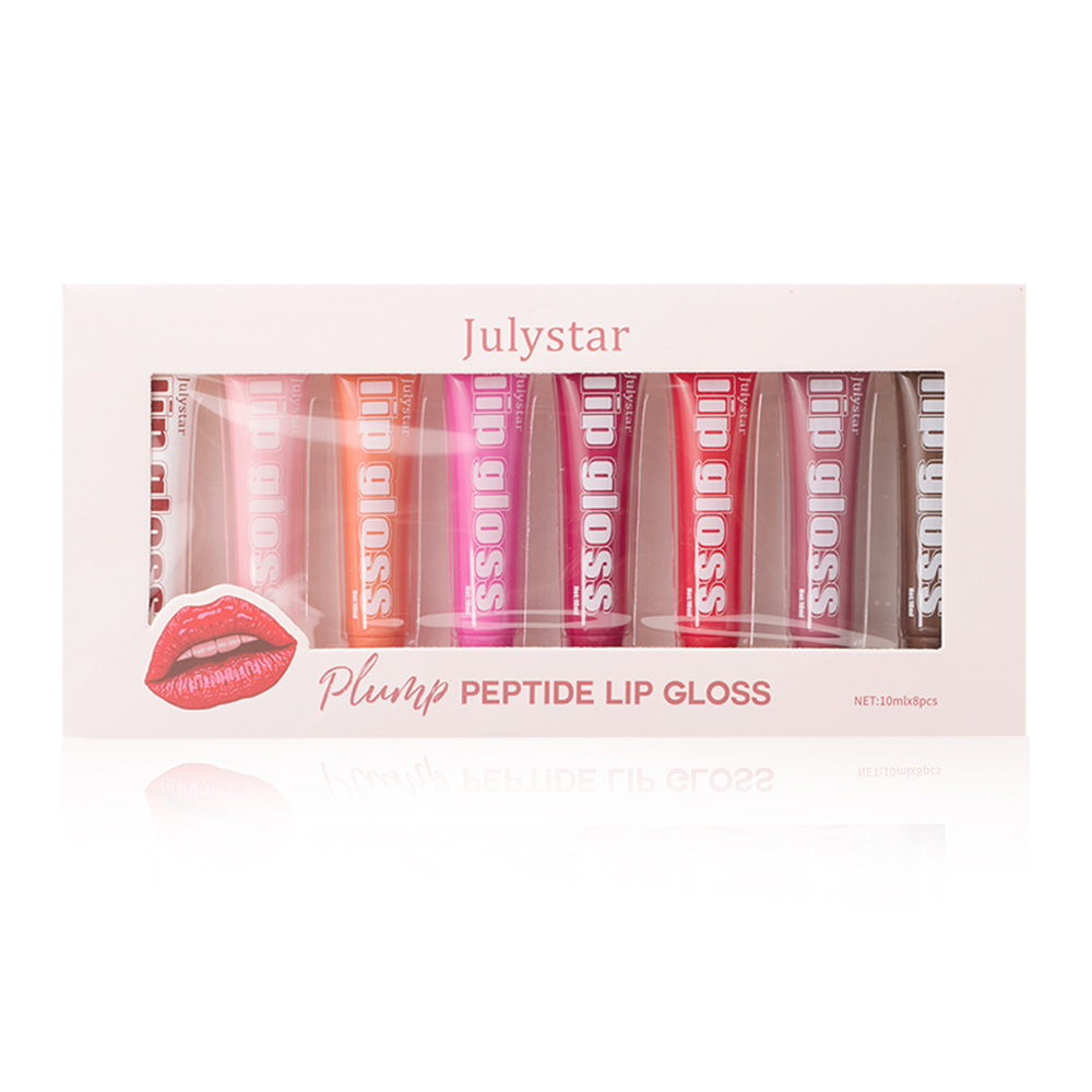Fruit Flavored Long-lasting Moisturizing Lip Gloss, Moisturizing And Transparent, 8-pack Moisturizing Lip Gloss, Lip Makeup 4