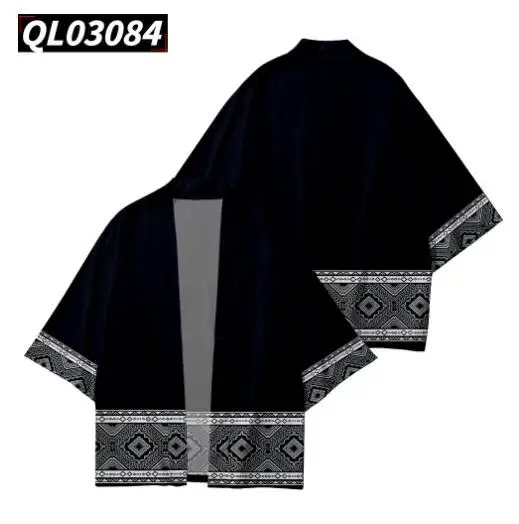 Daisy Print Sleeve Shirt Robe Cardigan Loose Large Size