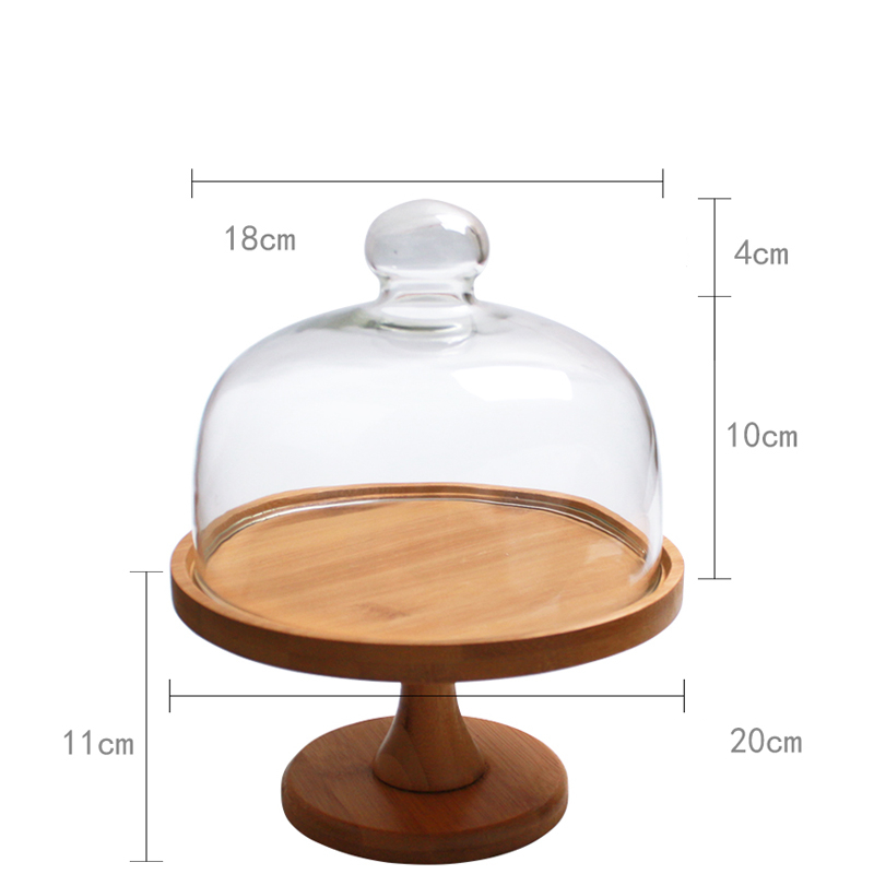 Bamboo Round Pallet M add lid