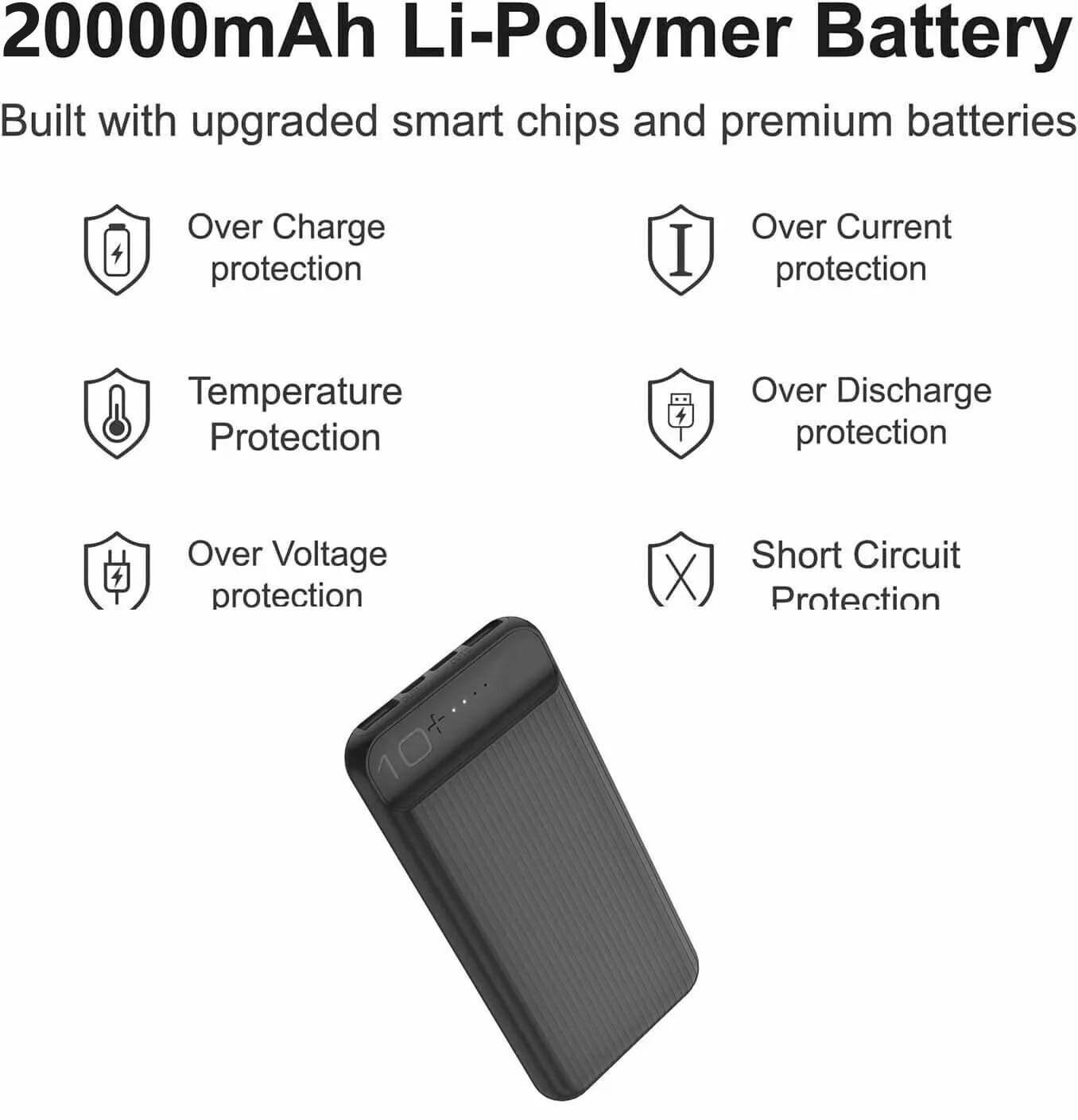 POWER BANK FOR ELECTRIC HEATED VEST JACKET BODY WARMER USB 5V 2A BATTERY PACK UK