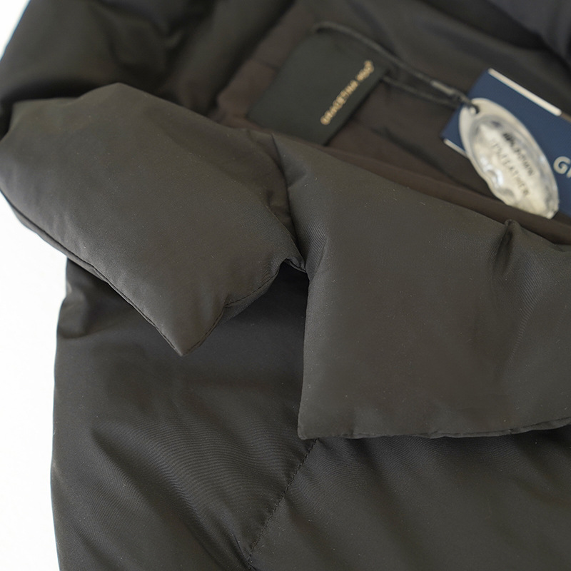 Mid-length Loose Down Jacket With Suit Collar