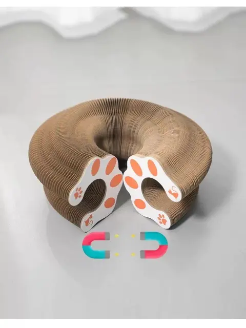 Cat Curl Scratching Board Magic Organ Toy Recyclable