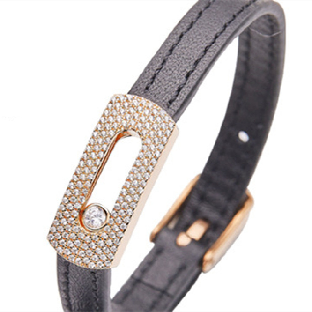 Title 4, Vintage Single Drill Sliding Bracelet