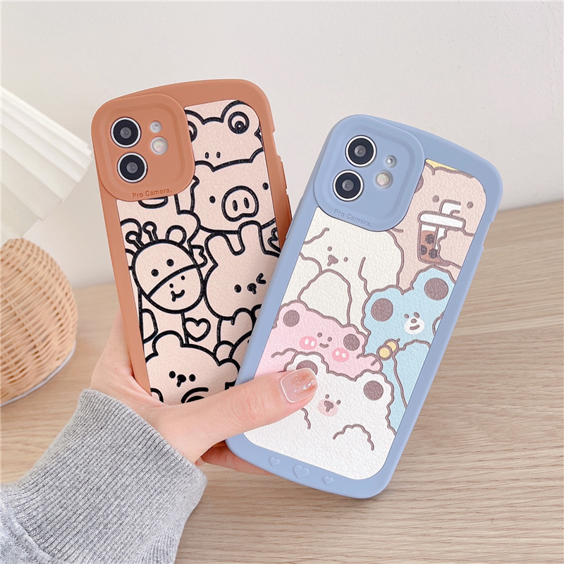 Cartoon Doodle Full Screen Animal Phone Case - Image 4