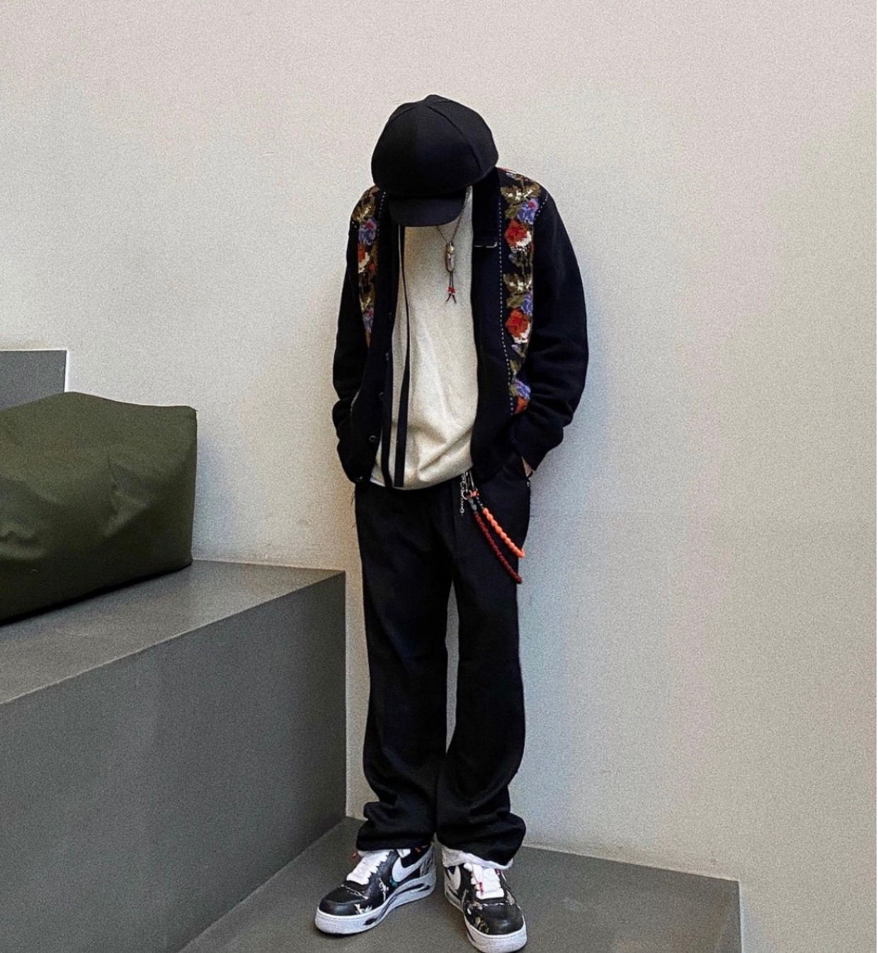 Men's Fashion High Street Casual Sand Color Trousers