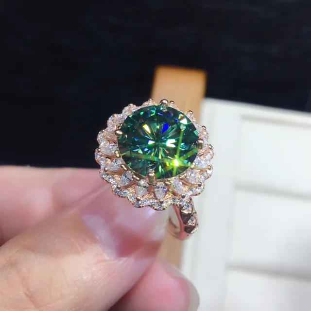 Luxury Open Back Ring With Fire Opals Rose Gold - Shop at LoveMi