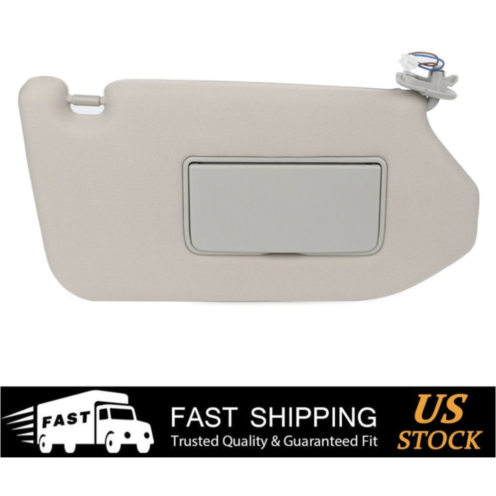 For JX35 Pathfinder QX60 Right PASSENGER Side Gray Car Sun Visor 96400-9PB0A 5