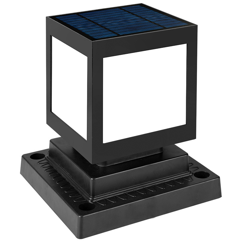 European Style Column Head Lamp Outdoor Villa Courtyard Wall Lamp Solar Wall Lamp — foto 10