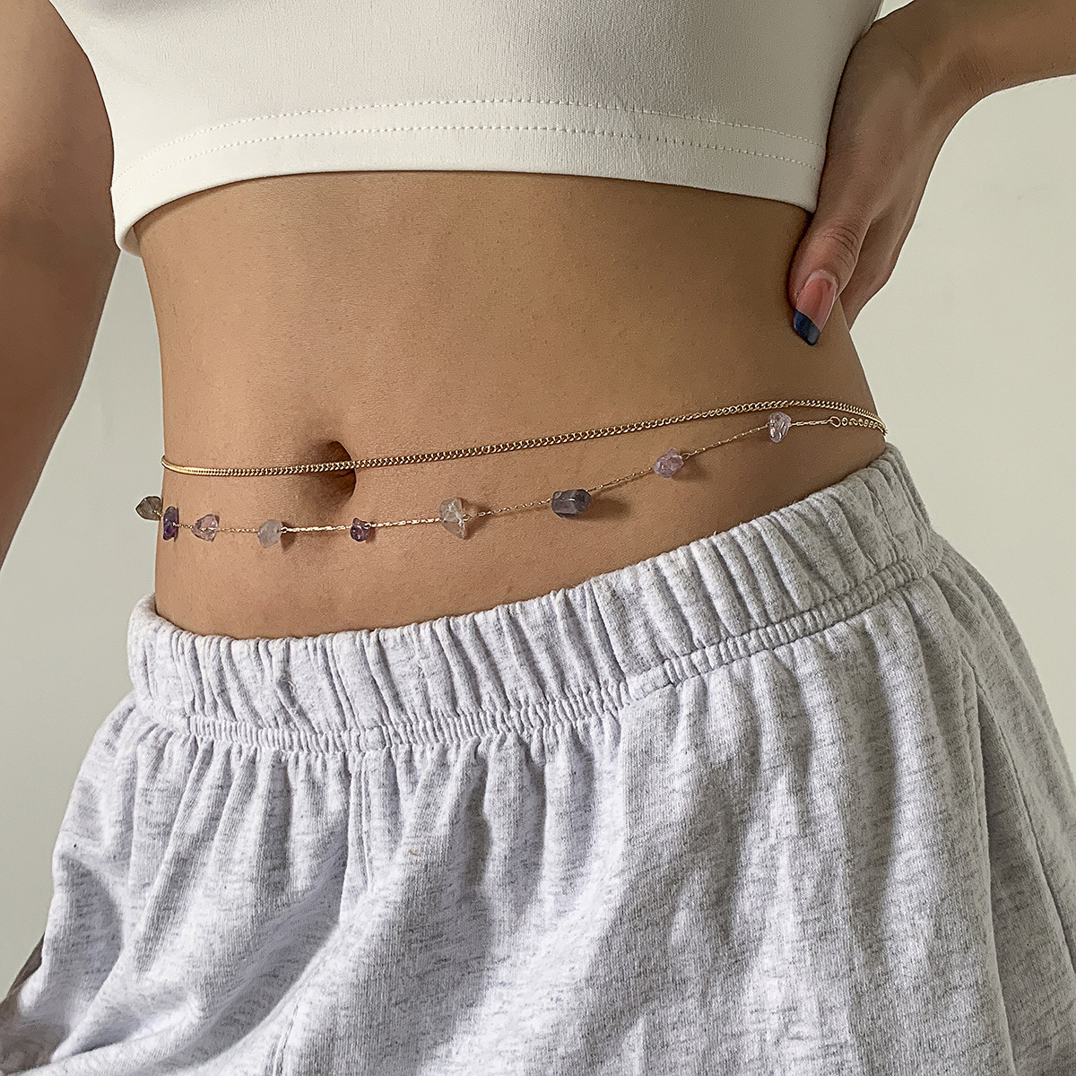 Trendy Thin Chain Suit Body Chain