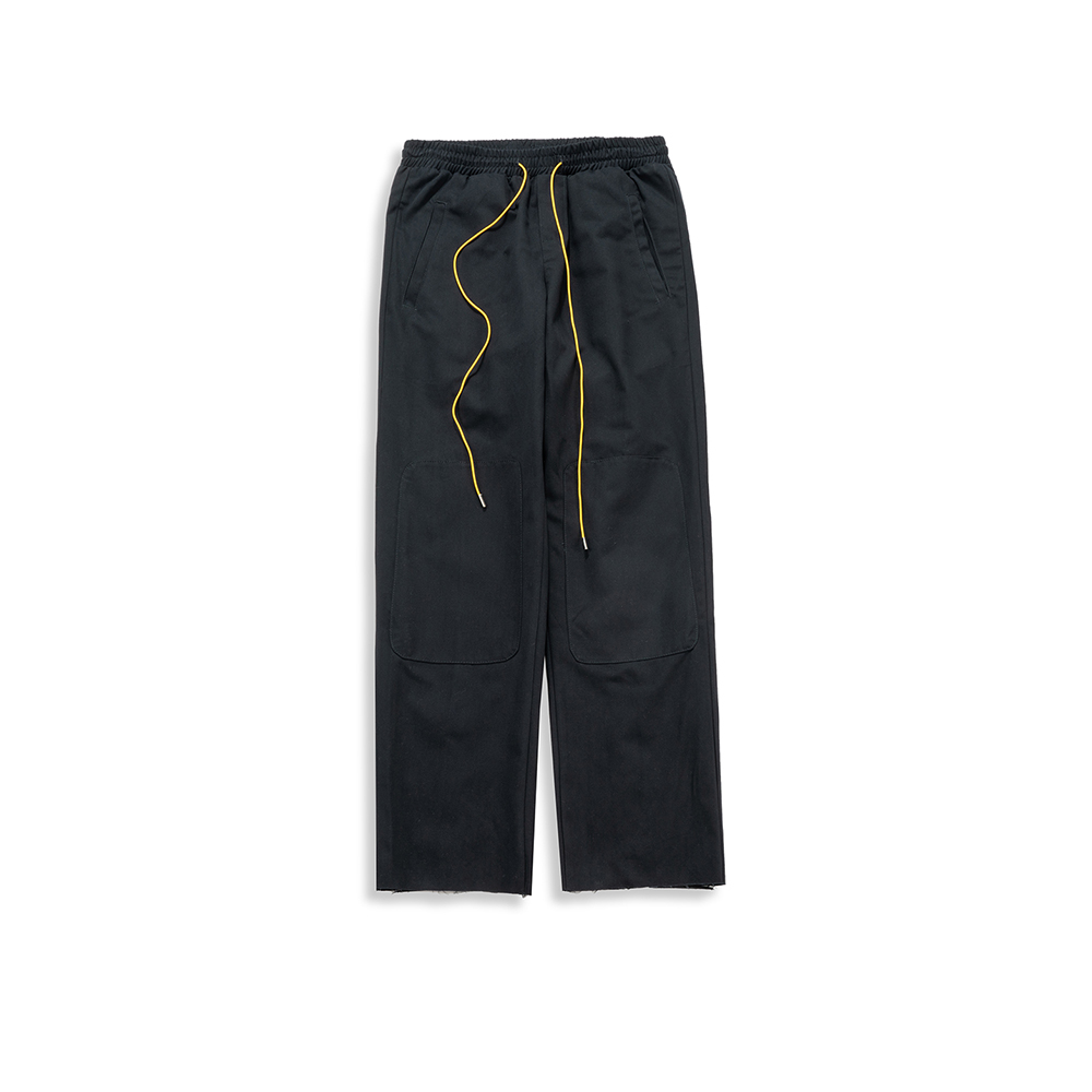 Title 3, Pantaloni casual unisex con cuciture a sorriso,...