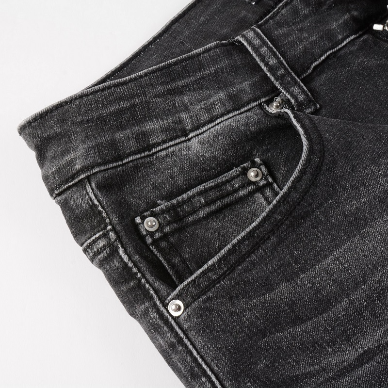 Title 6, Pantaloni da uomo High Street Denim Patch Slim ...