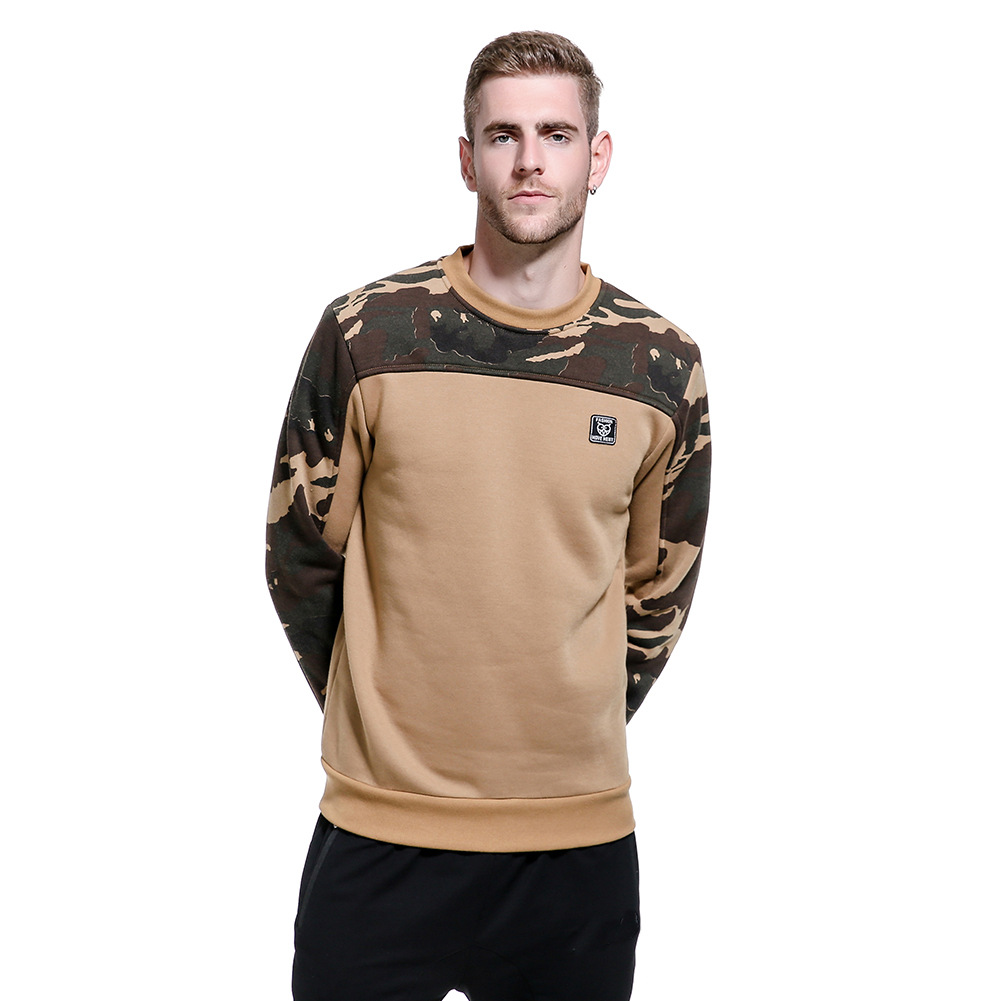 Title 5, Pull en polaire camouflage col rond pour homme,...