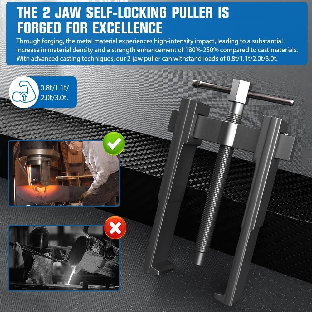 2 Jaw Gear Puller Extractor Bearing Hand Removal Tool 20-85mm — image 4