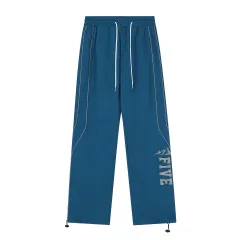 Women's Fashionable And Personalised Versatile Sports Pants - Blue - View 1