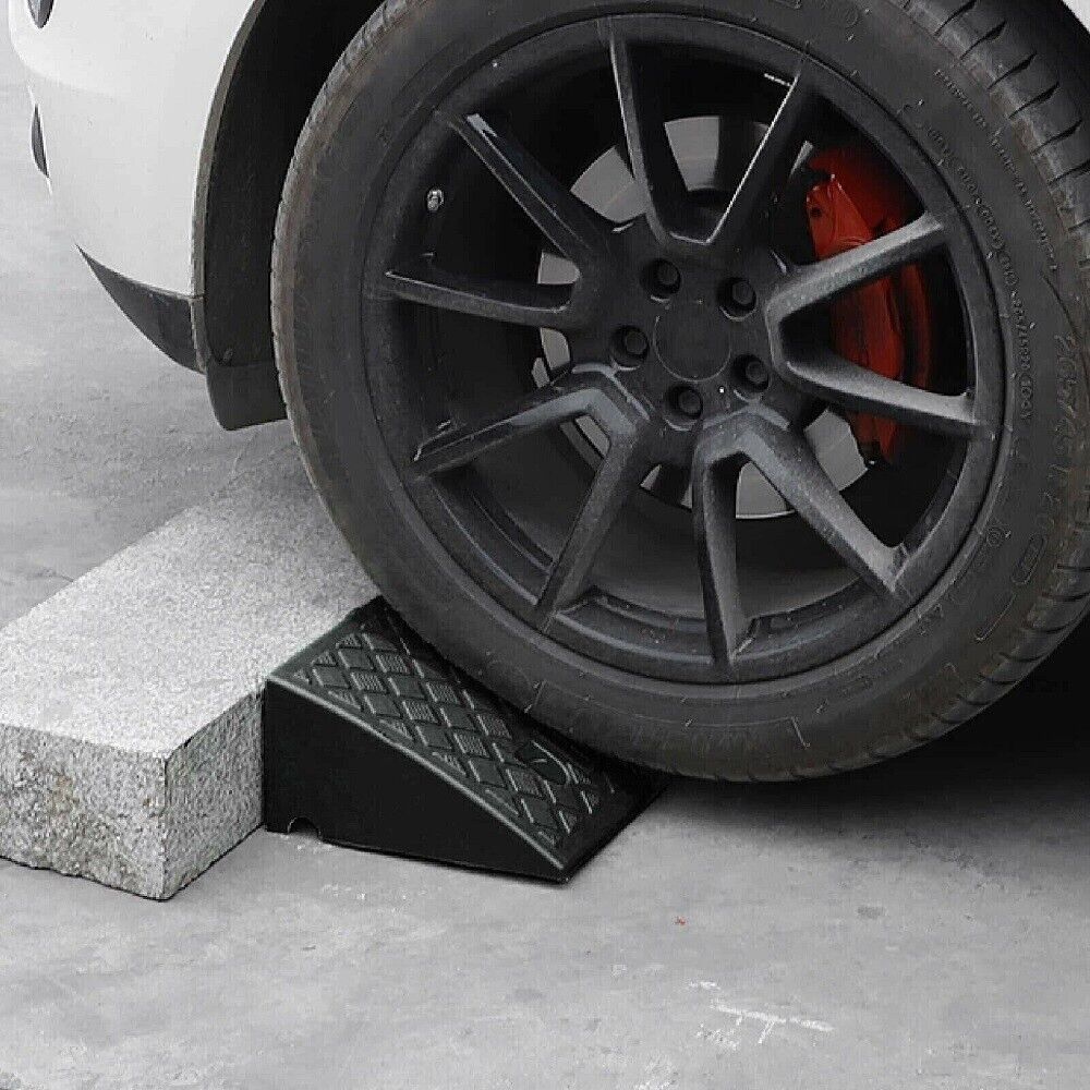 Vehicle Slope Ramp Universal Heavy Duty Rubber Kerb Ramps Car Bikes Threshold - Image 4