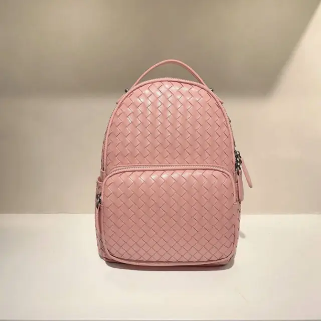 Backpack Women's Sheepskin Hand woven Rose - Shop at LoveMi