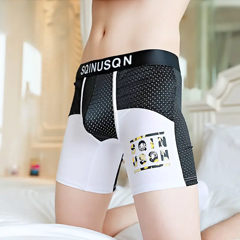 Men's Fashion Personality Cool Sexy Long Leg Boxers