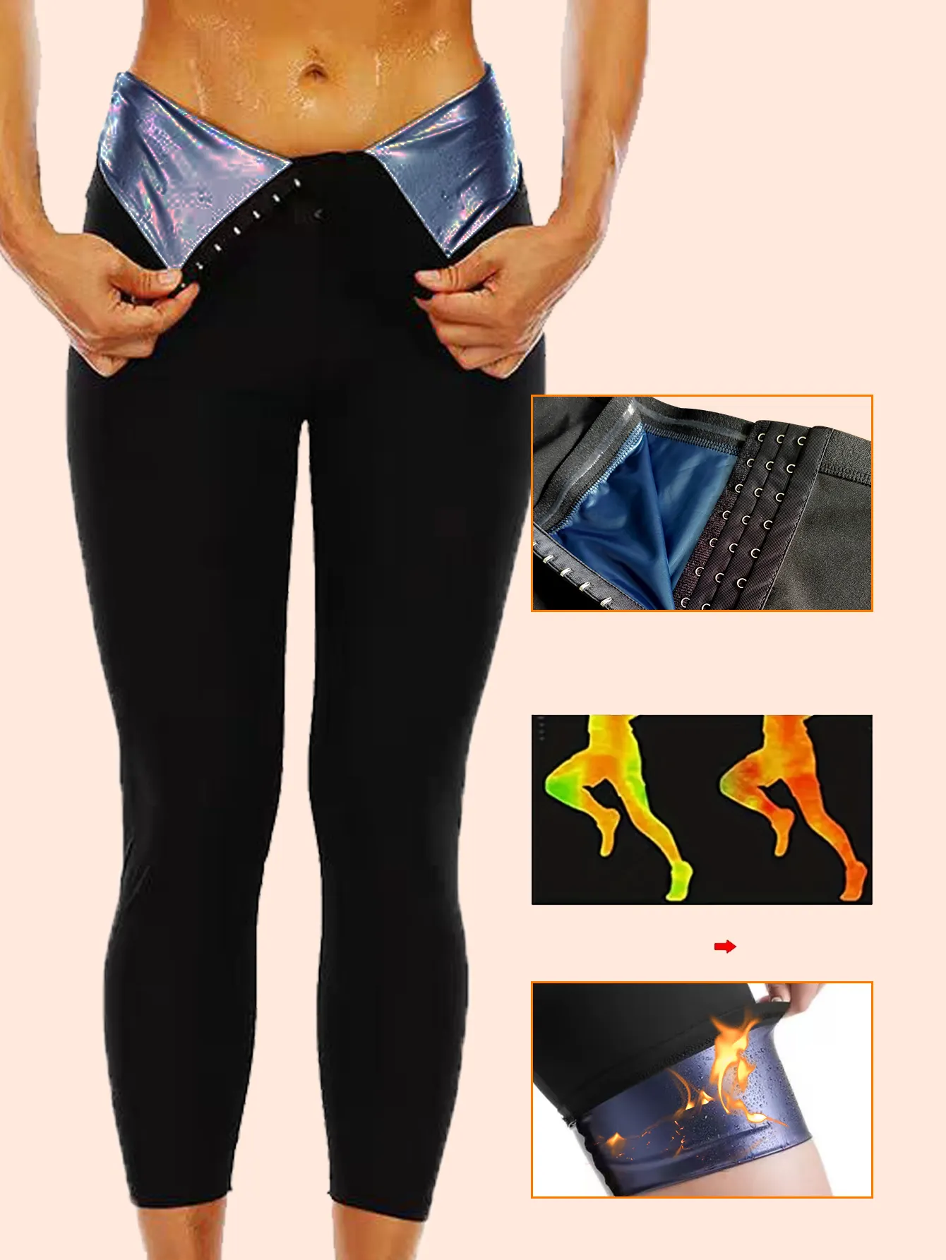 Plus Size Sauna Sweat Leggings