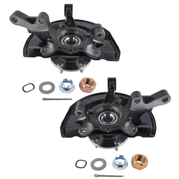 2x Front Wheel Bearing Hub Knuckle Assembly For 2007-2017 Patriot Compass